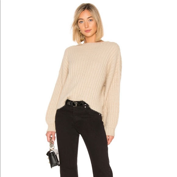 Lovers + Friends Beige Ribbed Lovely Sweater - Picture 2 of 7
